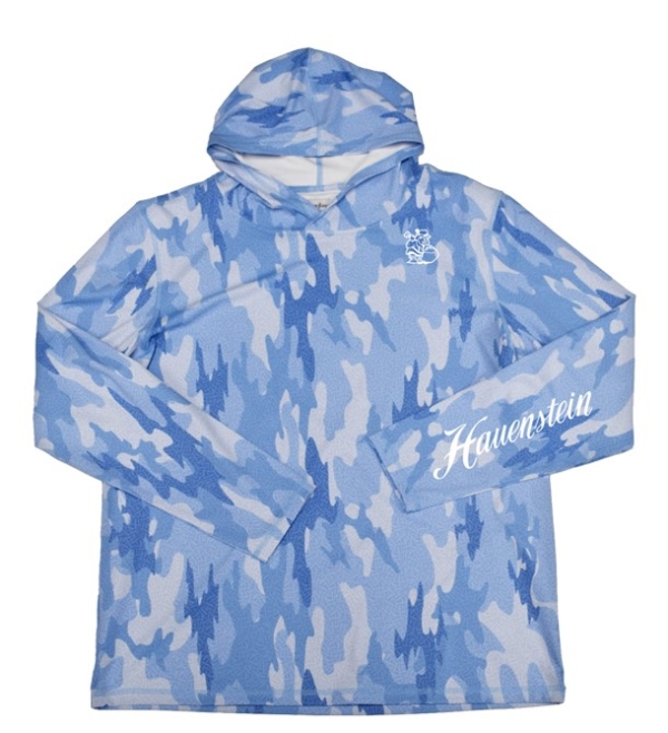 Buoy Boat Long Sleeve Camo Blue